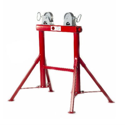 B & B PIPE TOOLS Roller Stand with Steel Wheels BB-4300