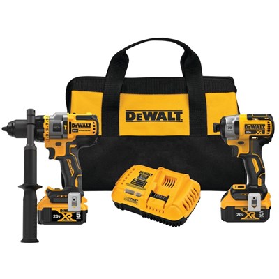DEWALT 20V MAX* Brushless Cordless 2-Tool Kit - Hammer Drill/Driver with FLEXVOLT Advantage™ DCK2100P2