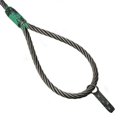 DD SLING & SUPPLY 3/8 in x 8 ft EE Wire Rope Sling DD3/8X8EE