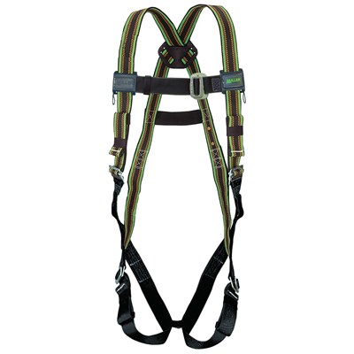 HONEYWELL Miller DuraFlex™ Stretchable Harnesses with Tongue Buckles, Green, Large/X-Large E650-4