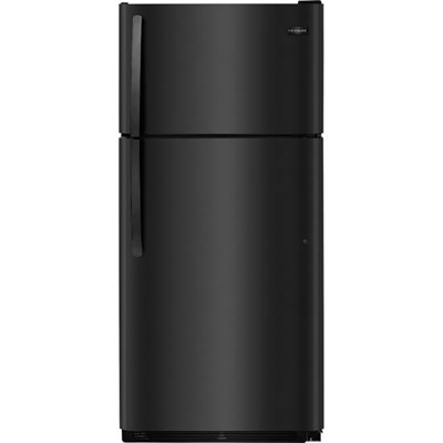 FRIGIDAIRE 18 cu ft Top Freezer Refrigerator, Black FFTR1821TB