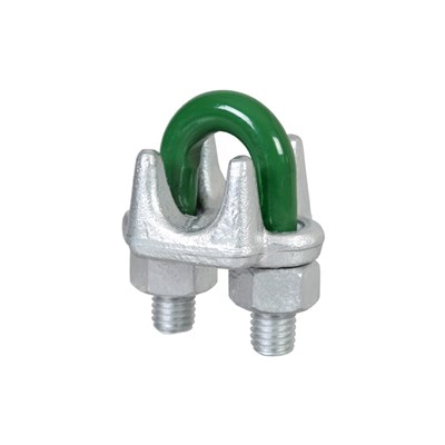 VAN BEEST 7/8 in Wire Rope Cable Clamp - Green Pin G-6240-7/8
