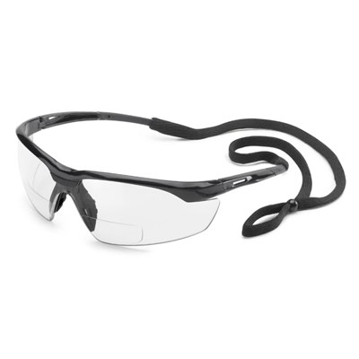 GATEWAY SAFETY Conqueror® MAG Bifocal Safety Glasses, Clear, 2.0x, 10/box GA-28MC20
