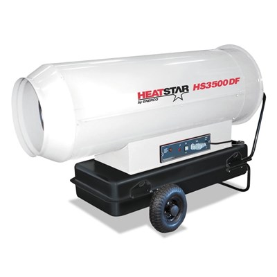 HEATSTAR 360K BTU Torpedo Heater, Diesel/Kerosene Forced Air HS3500DF