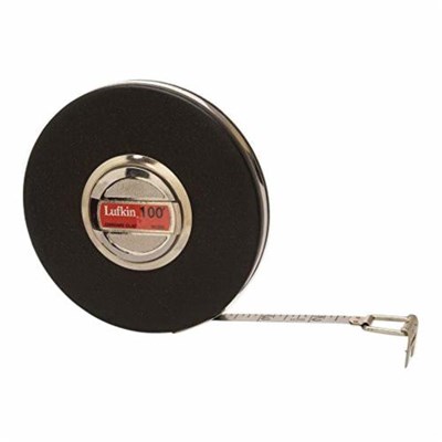CRESCENT LUFKIN Lufkin® 100 ft x 3/8 in Banner® SAE/Metric Yellow Clad Dual Sided Tape Measure HW226ME