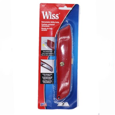 WISS Retractable Utility Knife, 6 in KN0030