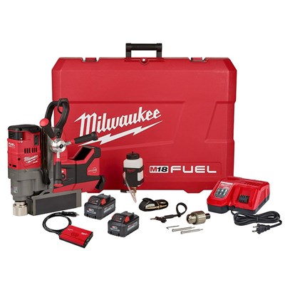 MILWAUKEE M18 FUEL™ 1-1/2 in Lineman Magnetic Drill High Demand™ Kit 2788-22HD