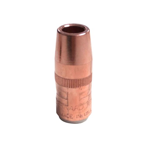 BERNARD WELDING 1/2 in Orifice, 1/8 in Recess Centerfire Slim Copper Nozzle NS-1218C