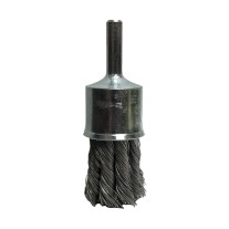 RANDOM PRODUCTS 3/4 in x 1/4 in Carbon Steel Knot End Brush R50702