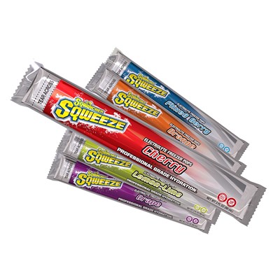 SQWINCHER Sqweeze® Electrolyte Freezer Pops, Case, Assorted Flavors SQ159200201