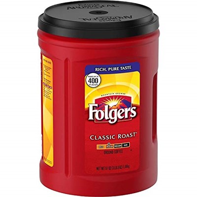 FOLGERS Ground Coffee, 51 oz Can SS0063