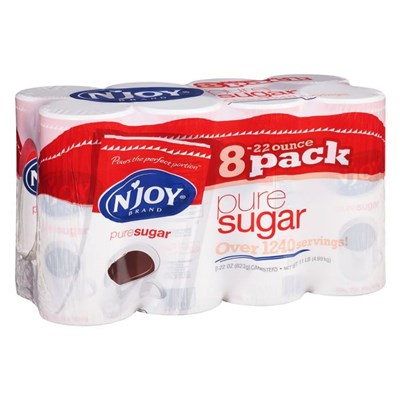NJOY Granulated Sugar, 8 per Pack SS0065
