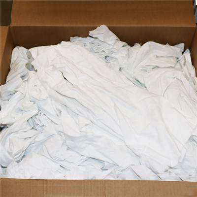 FIBRE INDUSTRIES White Lint Free Rags, #25 Box SS0205
