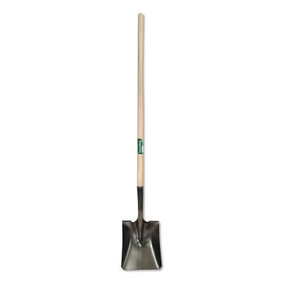 UNION TOOLS Square Flat Shovel, 44 in Long Wood Handle SS0235