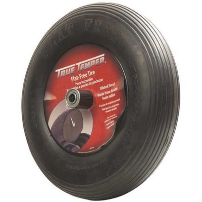 TRUE TEMPER Flat Free Replacement Tire for Wheelbarrow SSFFTCC