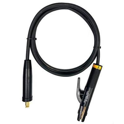 100 Ft 2/0 Welding Cable Lead with Stinger & Lug BLACK 