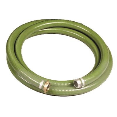 ALLIANCE HOSE & RUBBER 3 in x 20 ft Suction Hose with NPT Fittings SUCTION HOSE 3 IN