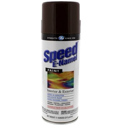 AERVOE Gloss Black Zynolyte® Speed E-Namel Spray Paint, 16 oz V2402