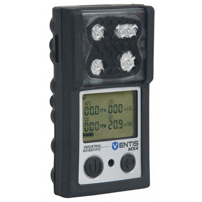 INDUSTRIAL SCIENTIFIC Ventis MX4 Multi-Gas Monitor VTS-K1234100101