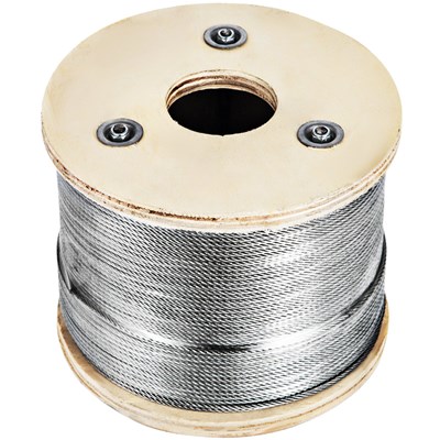 DD SLING & SUPPLY 5/8 in x 500 ft Wire Rope Spool 5/8X500FTWR