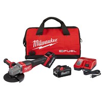 MILWAUKEE M18 FUEL™ 4-1/2 in / 6 in Braking Grinder Paddle Switch, No-Lock Kit with Charger and 2 Batteries 2980-22