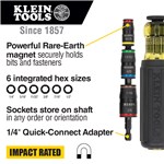 KLEIN TOOLS 7-in-1 Impact Flip Socket with Handle KT-32900