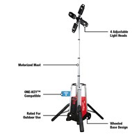 MILWAUKEE MX FUEL™ Rocket Tower Light Kit MXF041-1XC